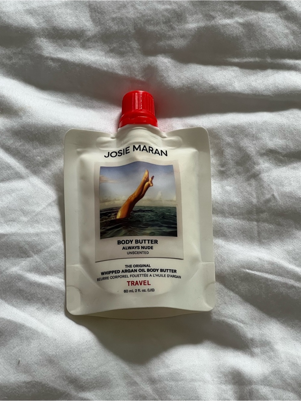 JOSIE MARAN Body Butter Pouch with Red Cap